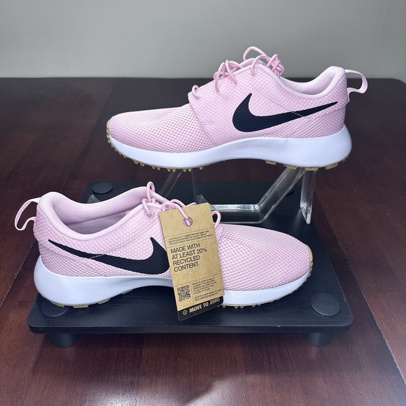 Nike Roshe G Next Nature Spikeless Golf Shoes ~ Pink Men's 9.5 US  NWOB $80 - Picture 2 of 9